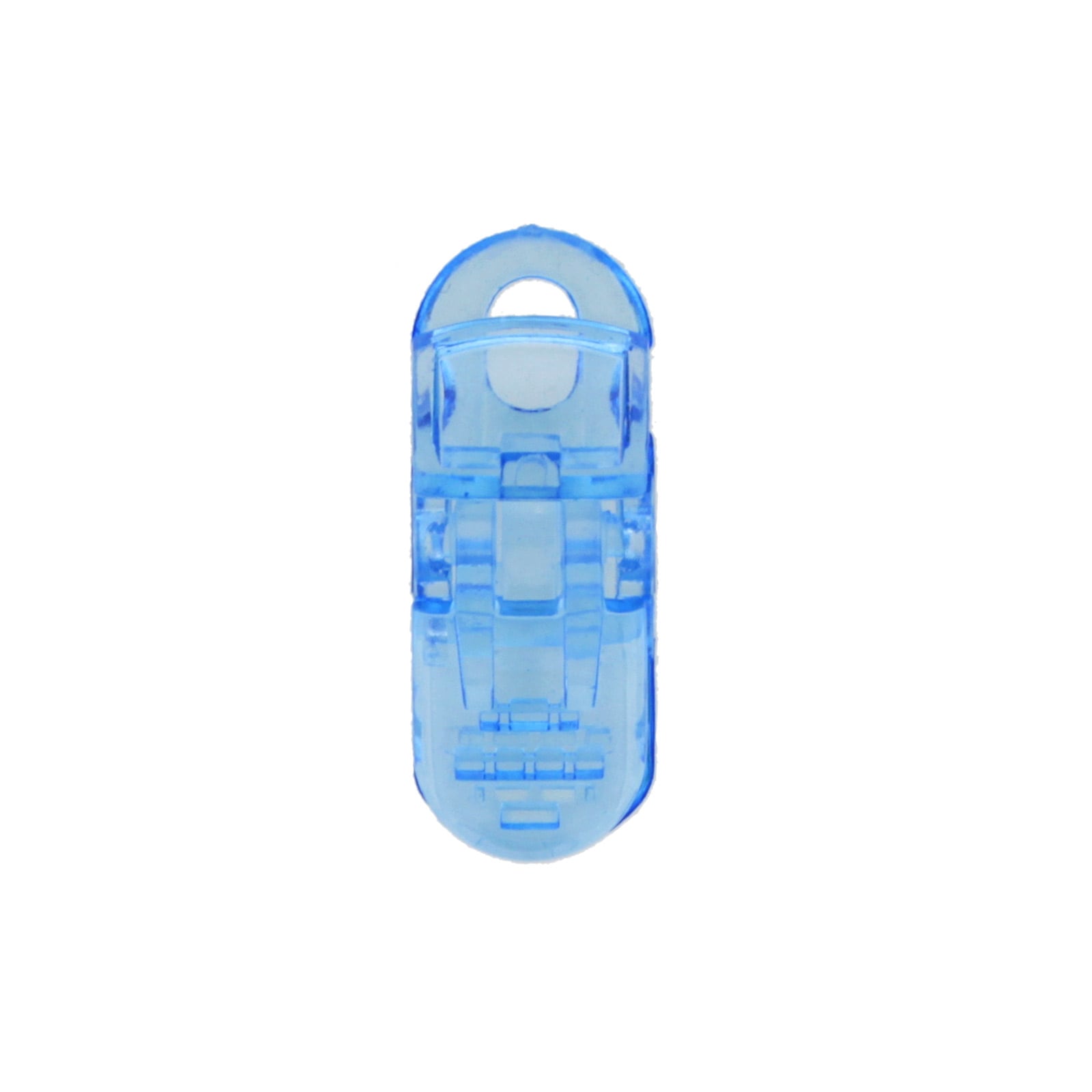 布・帽子クリップ サスペンダークリップ 32mm ブルー