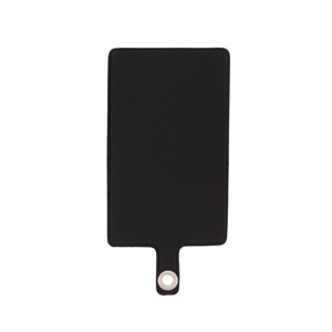 ストラップホルダー フォンタブ PVC製 角型 55×90mm ブラック
