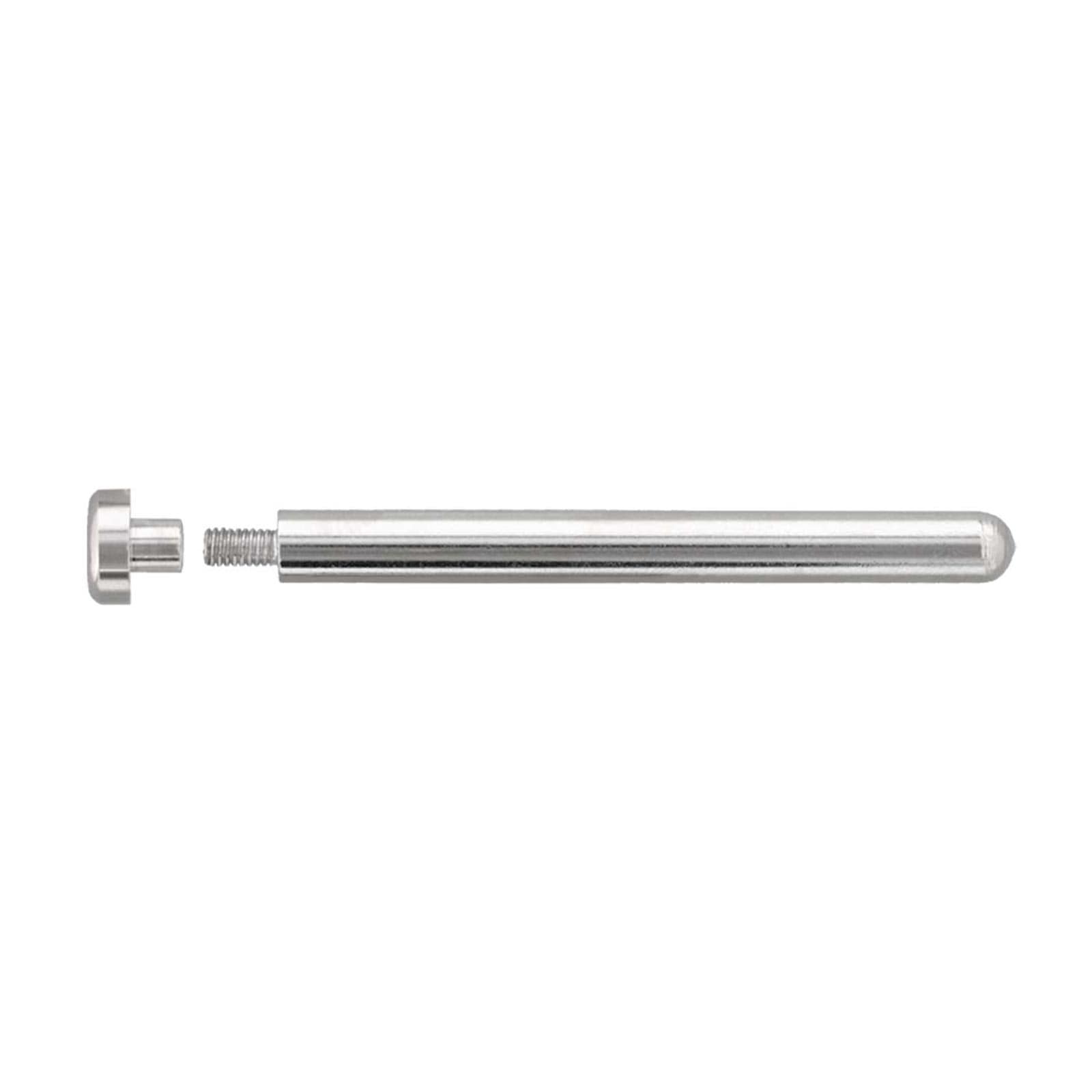 フォトスタンドパーツ 2点セット 4mm厚用 （フロント金具メス 4mm・脚60mm）