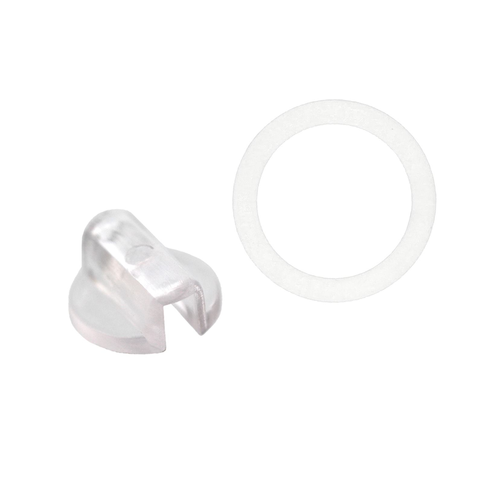 マルチマーカー用 パーツセット 樹脂皿パーツ 13mm & シリコンリング 持ち手タイプ