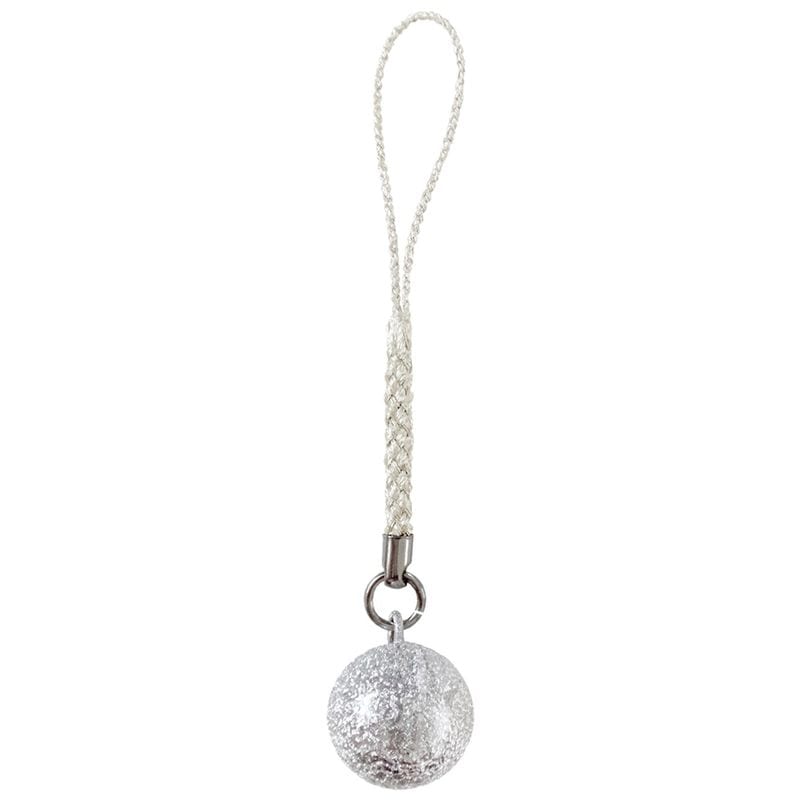 オルゴールのような癒しの音色 水琴鈴 チヂミ 銀 根付紐付き