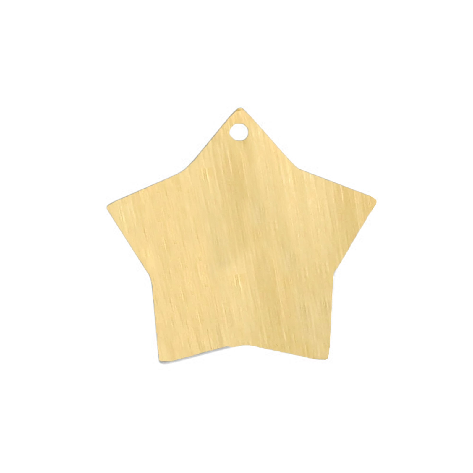 メタザ材料 星型プレート PTSTr1510 磨き加工 生地（未処理） 5／10／50／100枚