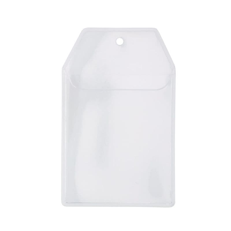 PVC製 フォトカードホルダー お守り型 大 クリア