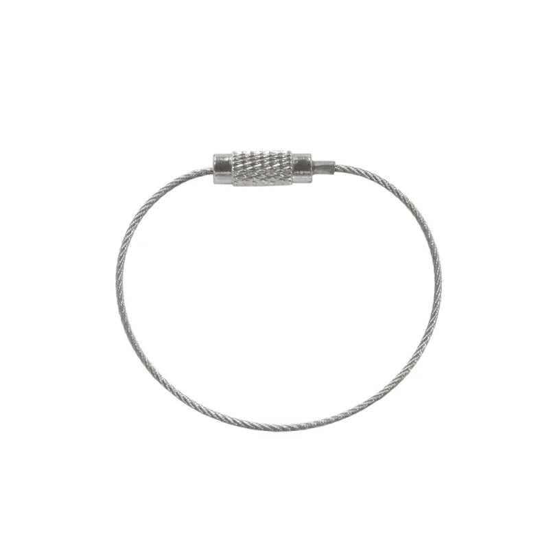 ワイヤーキーホルダー Y10/12cm ステンレス　