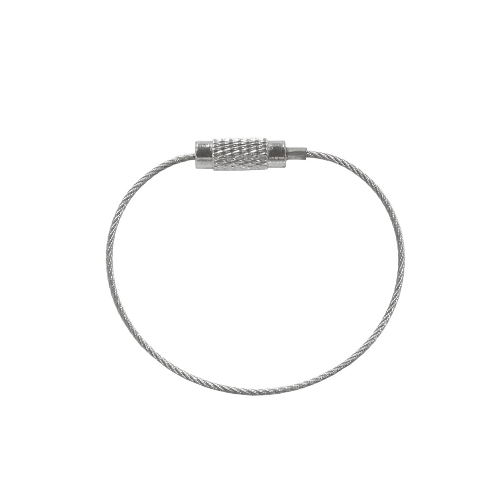 ワイヤーキーホルダー Y10/12cm ステンレス　