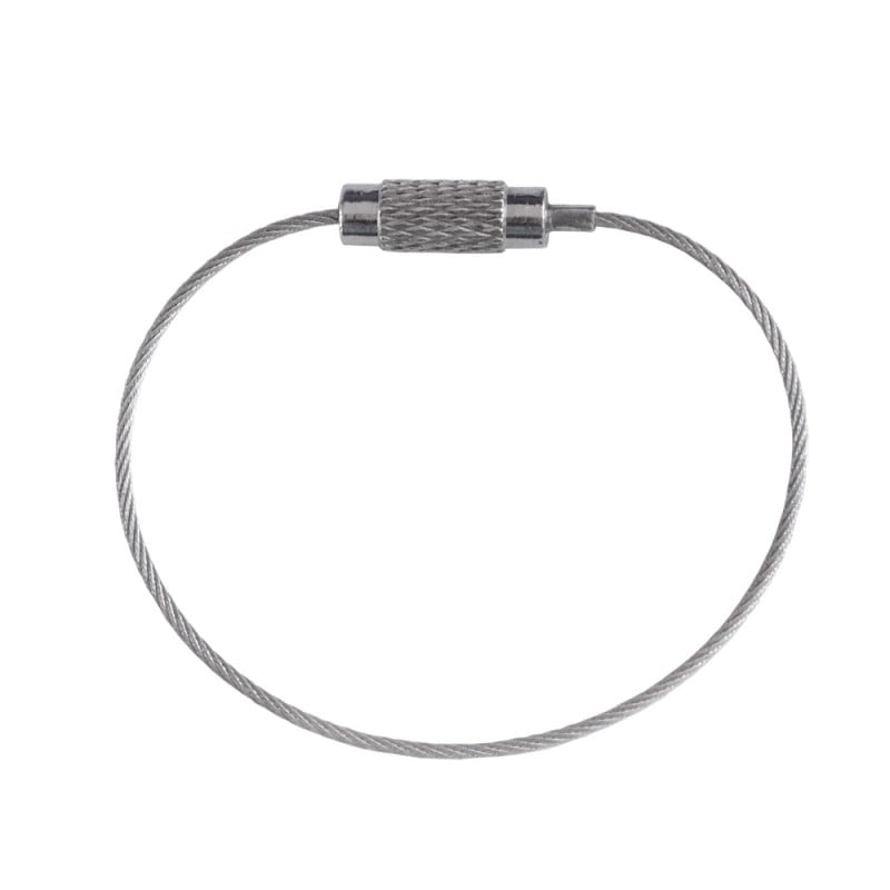 ワイヤーキーホルダー Y15/15ｃｍ ステンレス