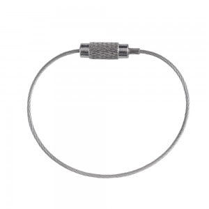 ワイヤーキーホルダー Y15/15ｃｍ ステンレス