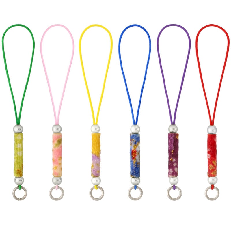 ★詰め合わせパック★ ちりめん松葉紐 （6色×各10本セット）【在庫限り】