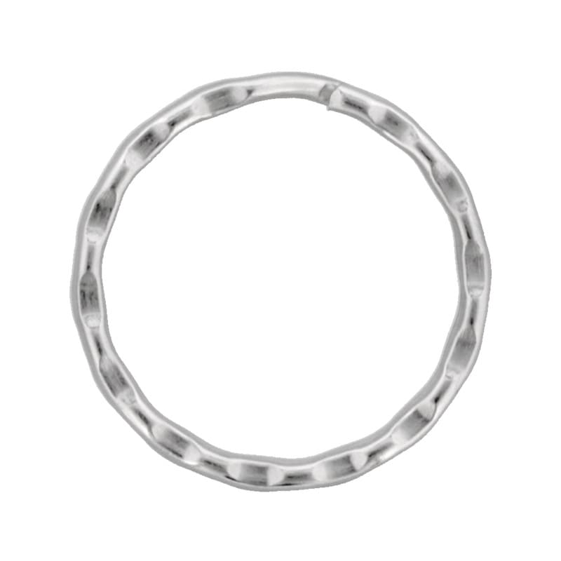 模様押二重リング 3NP φ2.0×内25mm　ニッケル