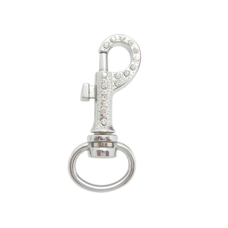 ラインストーン付フック 鉄砲ナス 2254 ニッケル 【在庫限り】【SALE】