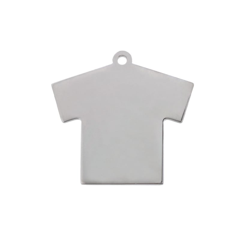 メタザ材料 Tシャツ型プレート PTTS3025 磨き加工 ニッケル （5枚～）