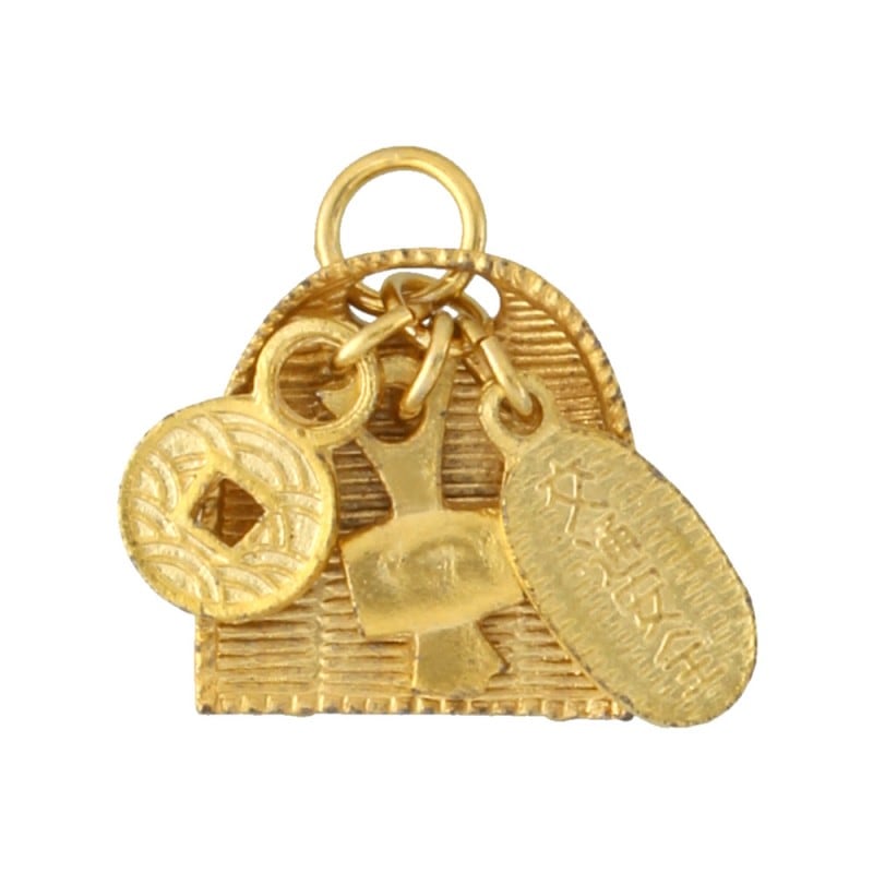 ◆縁起物 お守りチャーム◆ 福寄せ PG