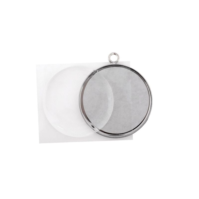 ドームプレート メタル片面 丸型φ31mm DK31 （10個セット）