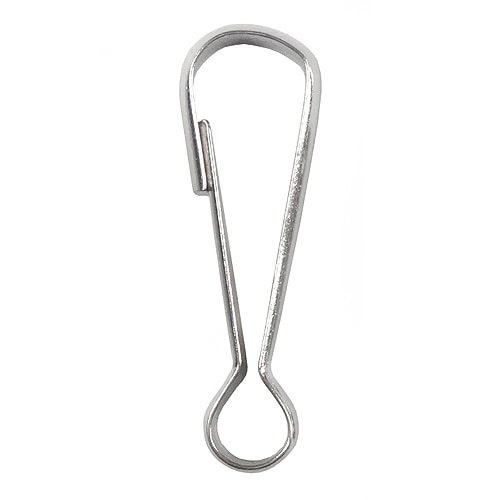 鉄製ナスカン 10.5×33mm No.5 ニッケル｜パーツ材料の通販 大王製作所