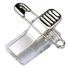 クリッキー S-1 安全ピン 両面テープ付