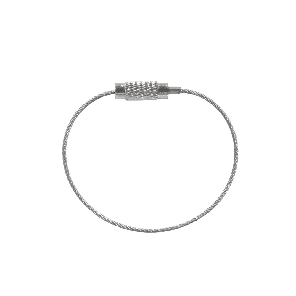 ワイヤーキーホルダー Y10/12cm ステンレス　