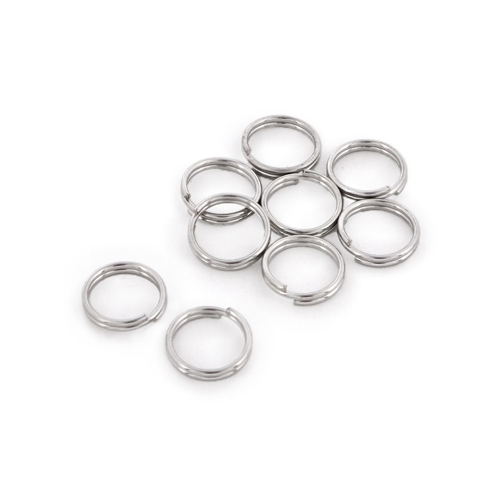 二重リング（巻放し） IR0.8×内8mm ニッケル