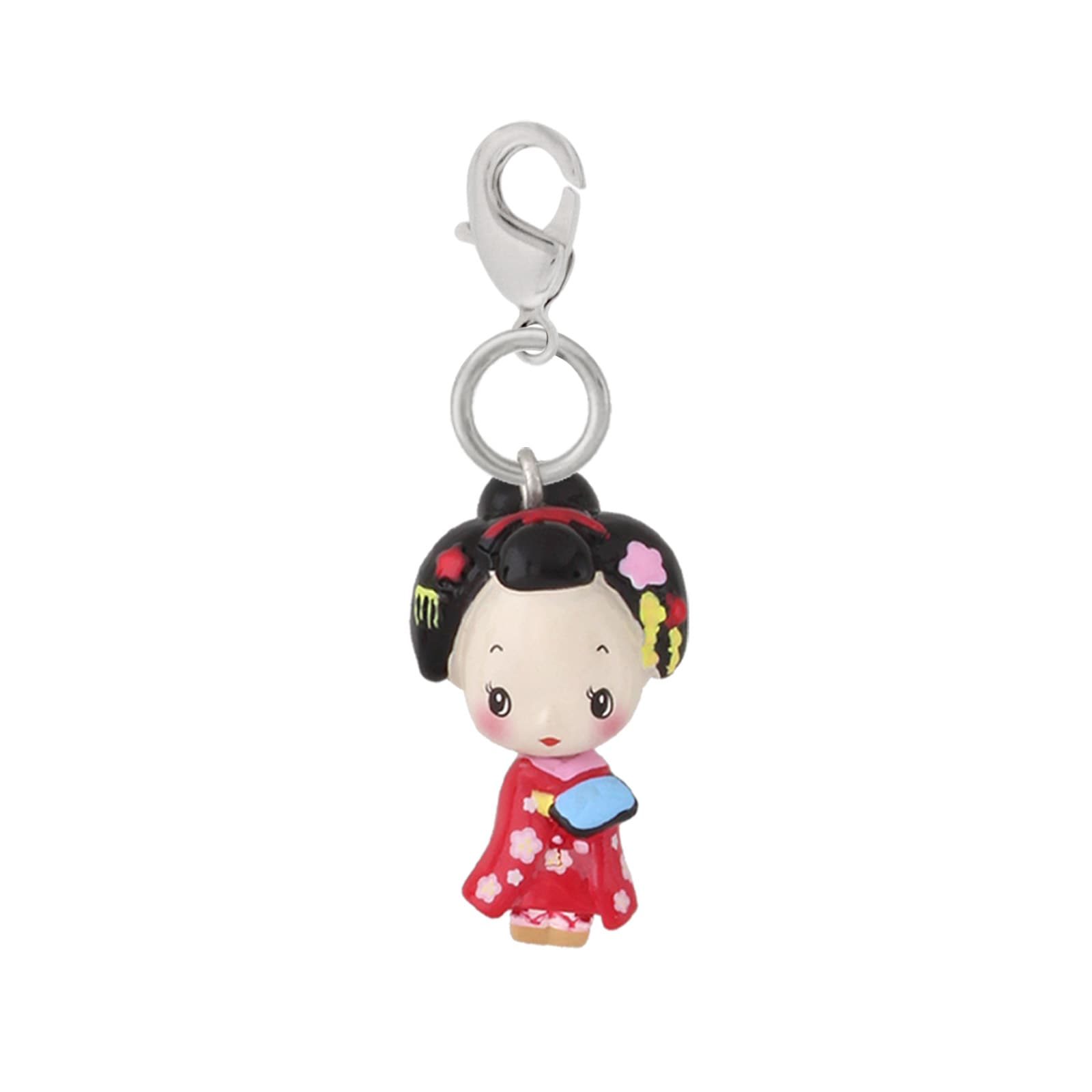 専用　物売りさん　首振り人形 首振り舞妓マスコット 立ち姿 赤｜パーツ材料の通販 大王製作所