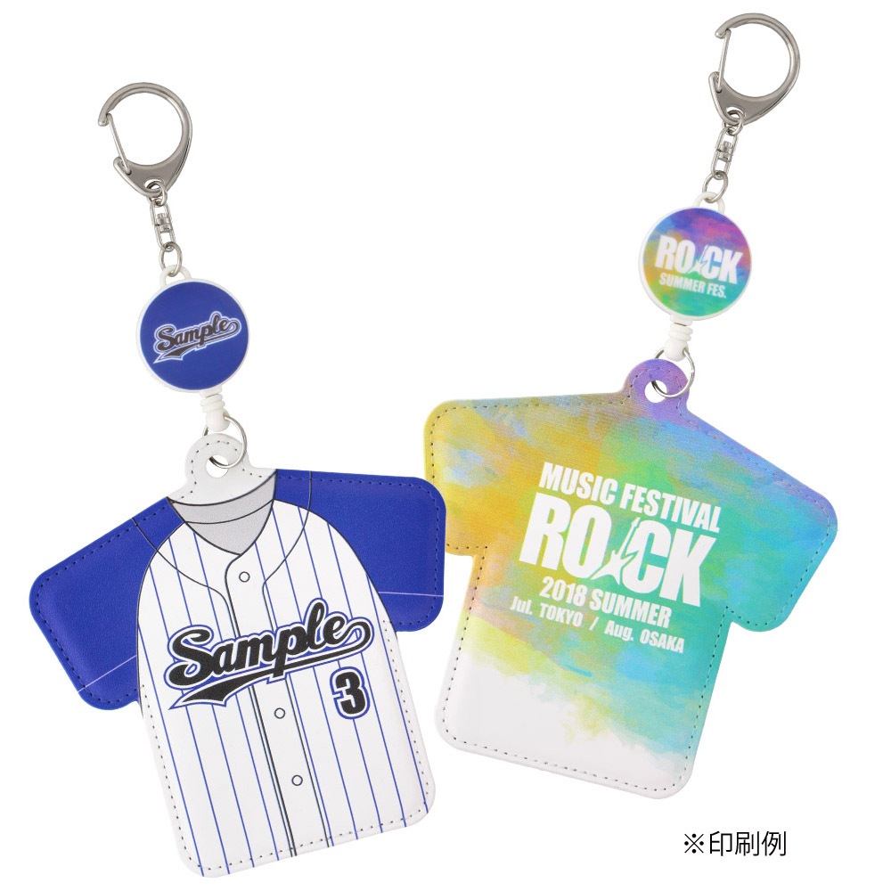 PU製パスケース Tシャツ型 白