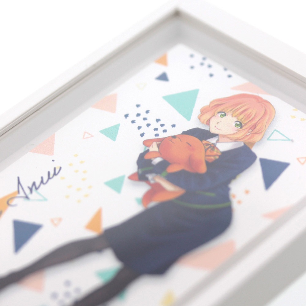 額縁BIG 小物入れ ボックスパーツ 5点セット ブラック／ホワイト