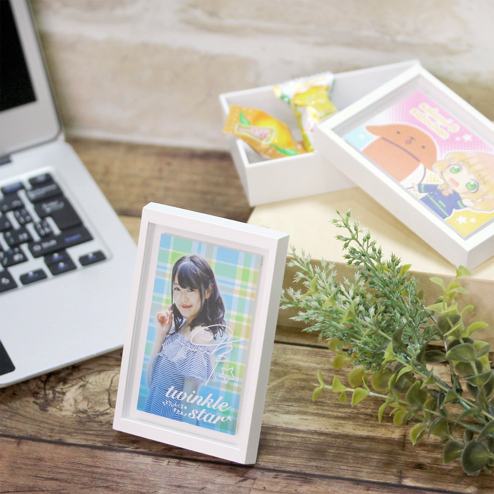 額縁BIG 小物入れ ボックスパーツ 5点セット ブラック／ホワイト