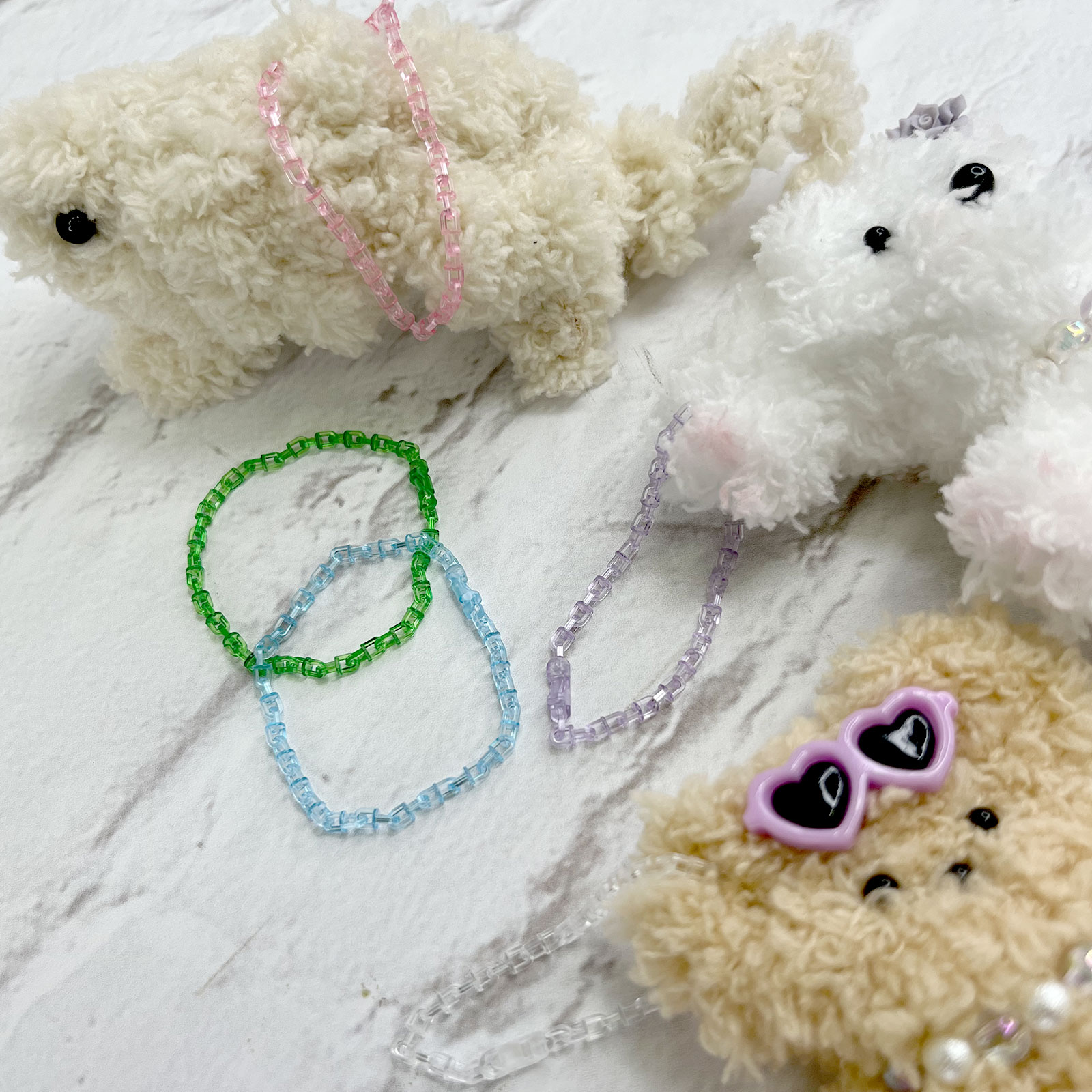 プラスチックチェーン チェーンLOX リリース 不透明 ブルー｜パーツ