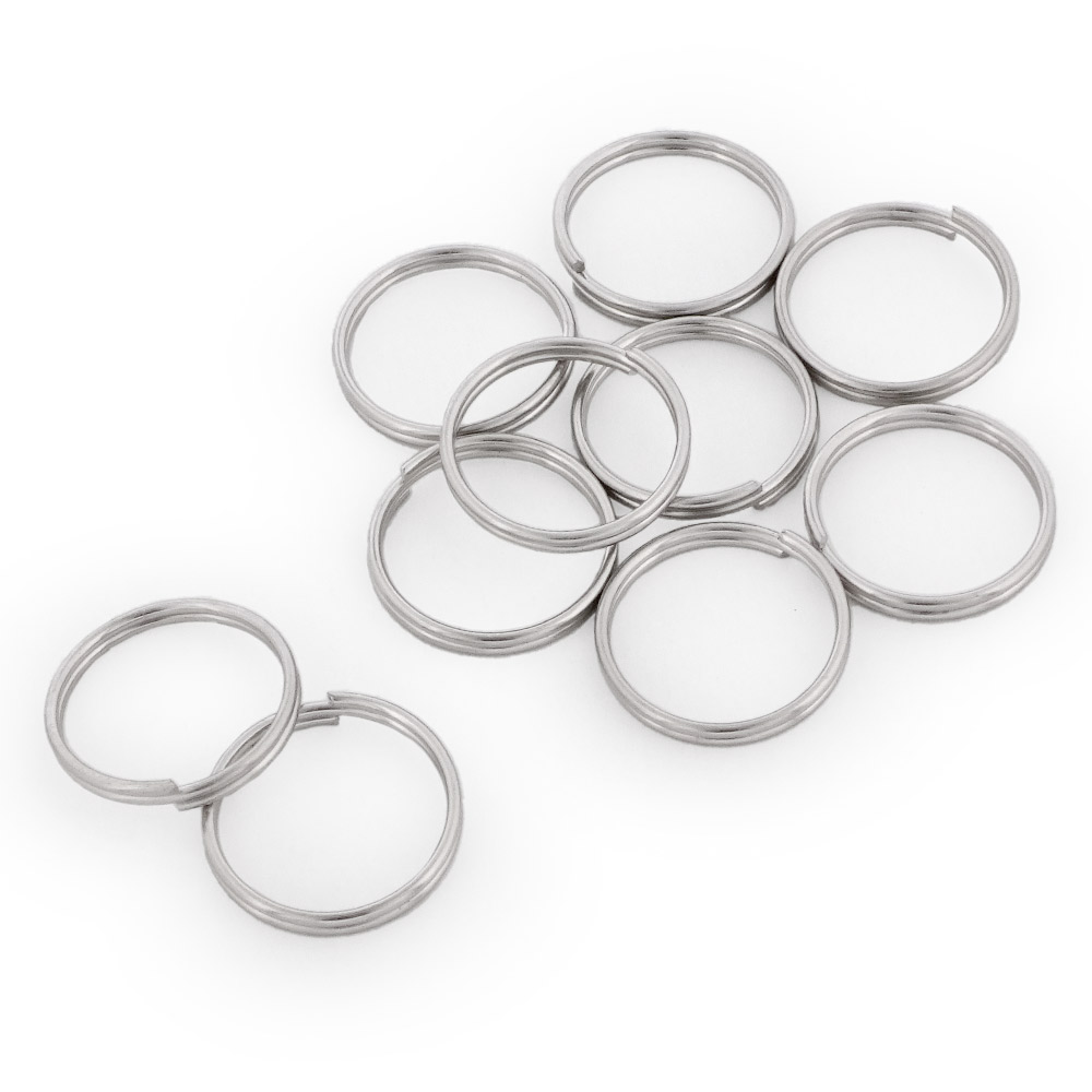 二重リング（巻放し） IR1.0×内15mm ニッケル｜パーツ材料の通販 大王