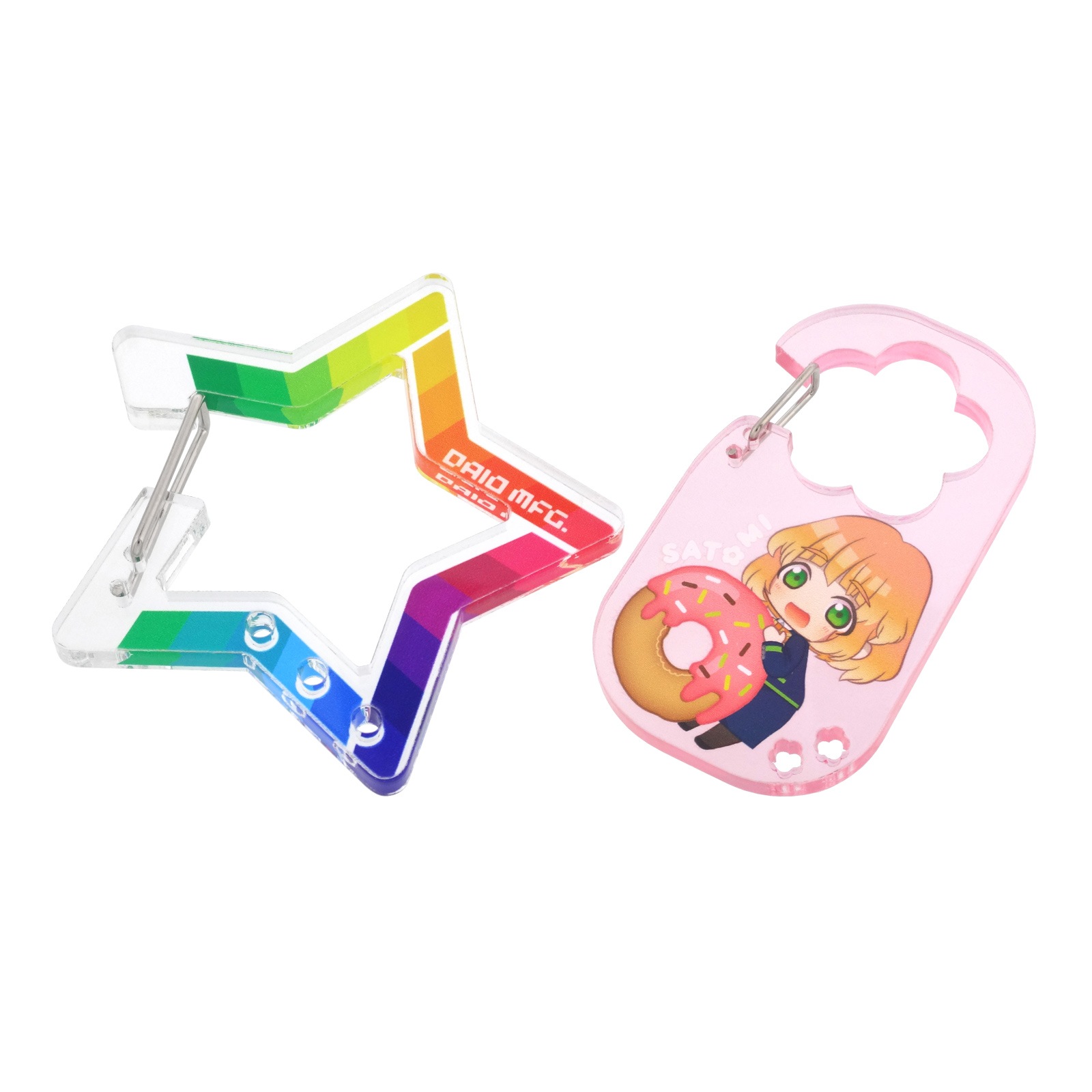 アクリルカラビナ用 バネ 大（φ1.6mm） 5mm厚用 ニッケル