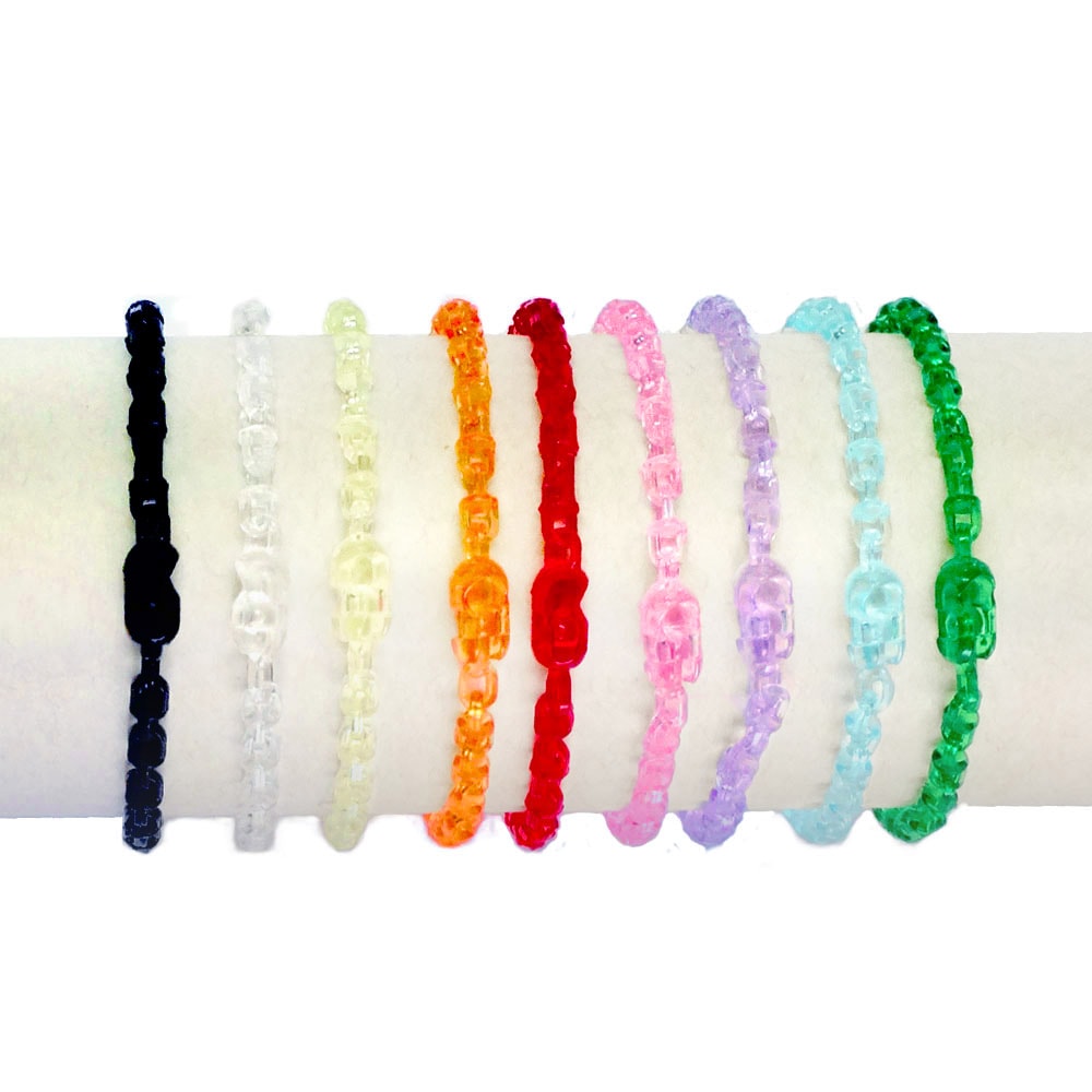 プラスチックチェーン チェーンLOX リリース クリアブルー｜パーツ材料