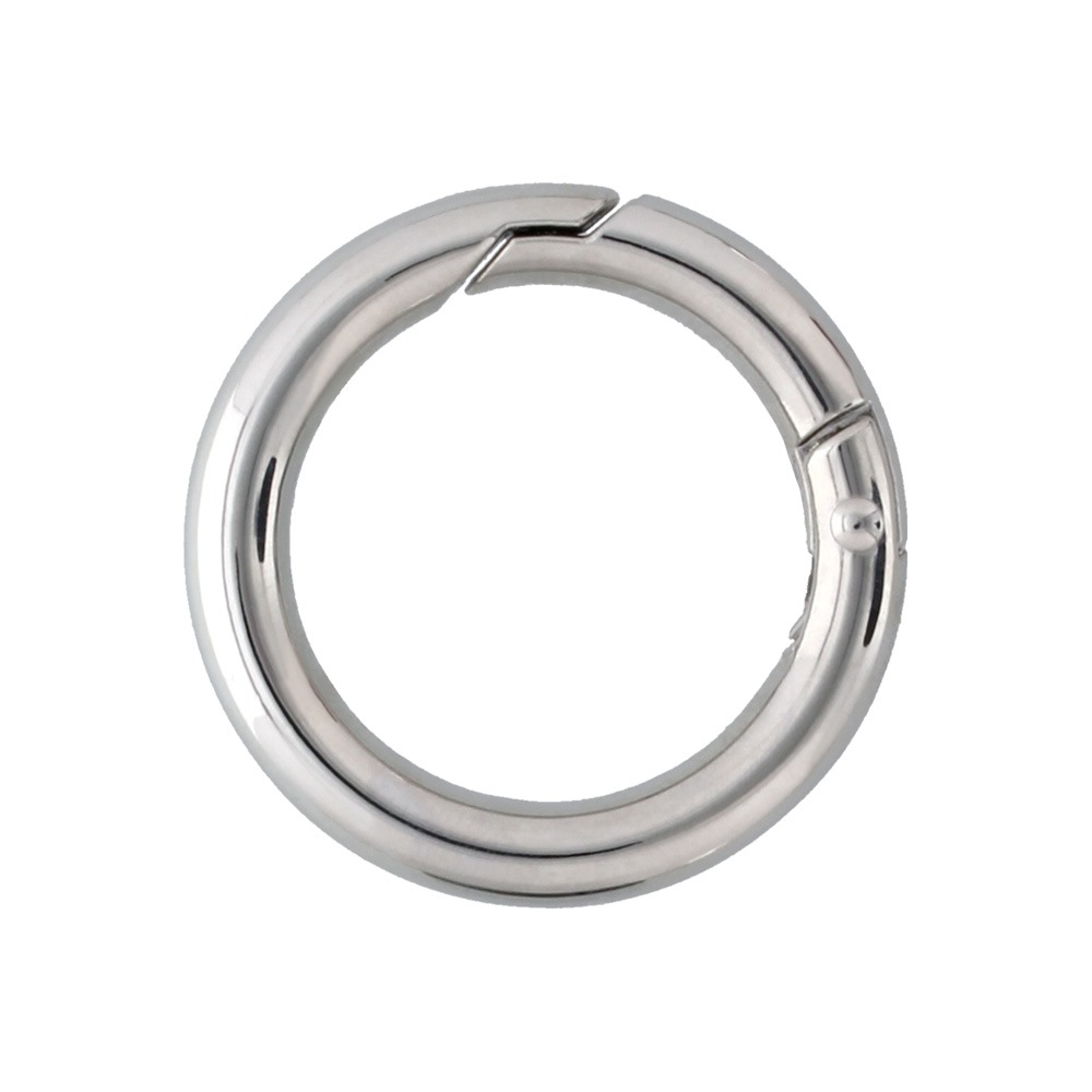 ダイキャストカラビナ φ6.0×40mm 丸線丸型 シルバー