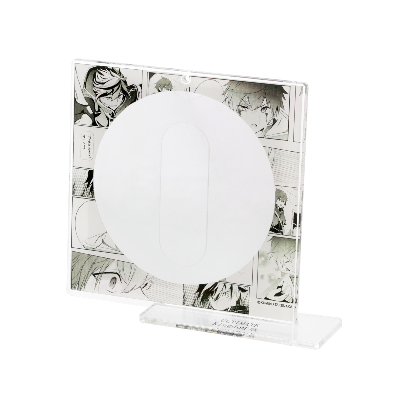 アクリルスタンドポケット コースターサイズ 93×92×2mm クリア 無地