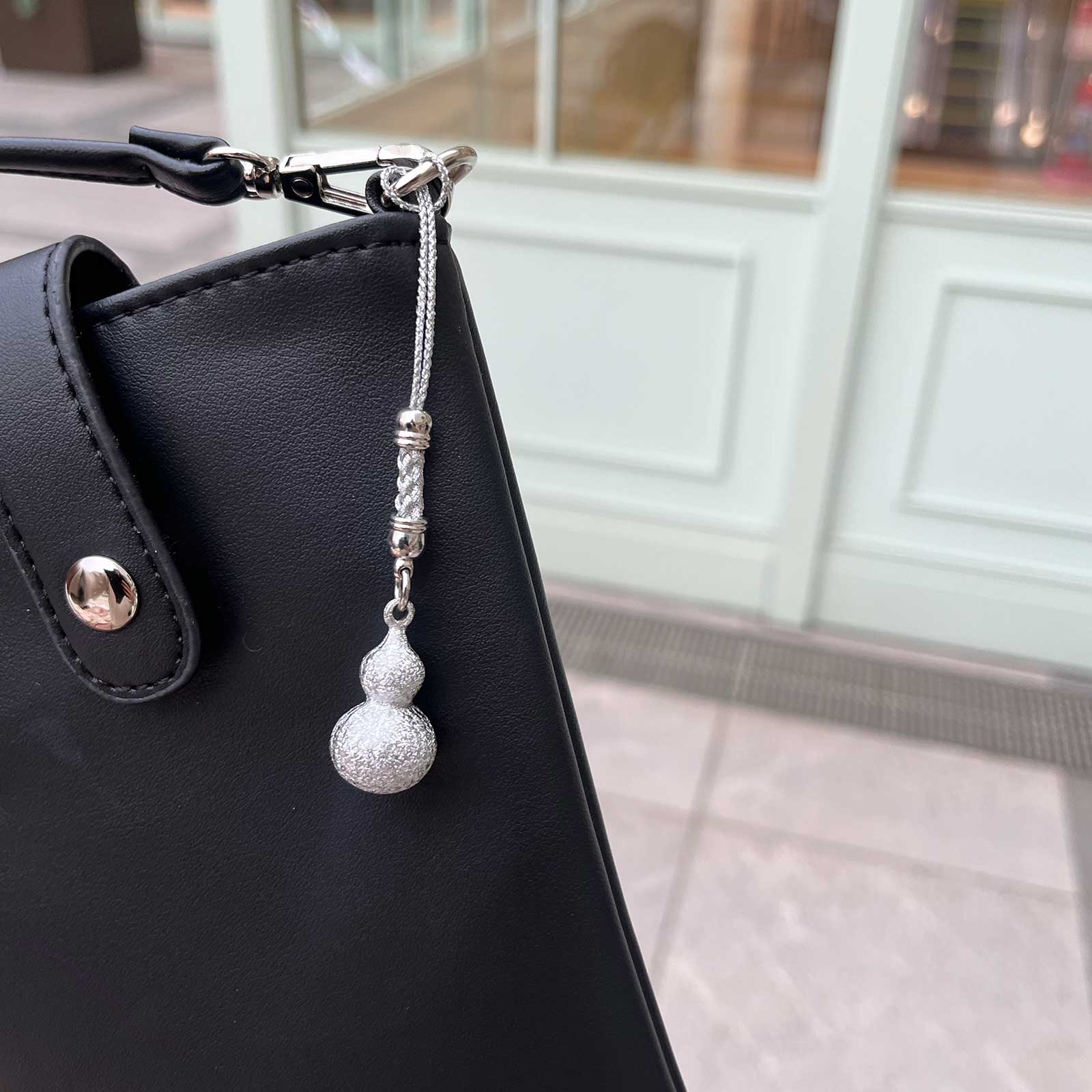 ○オルゴールのような癒しの音色○ 開運お守り 水琴箪 六瓢箪 レッド