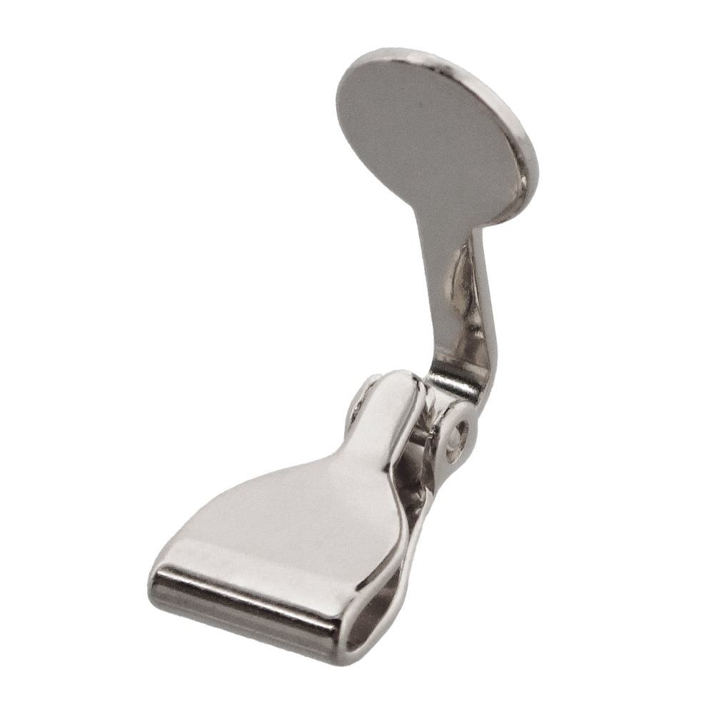 アクセサリー用パーツ 布クリップ マスククリップ シルバー