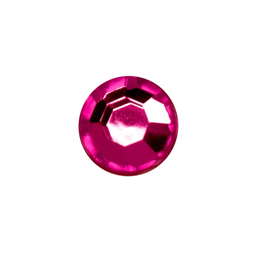 アクリルストーン 7mm フラットタイプ 誕生石カラー ガーネット（1月）