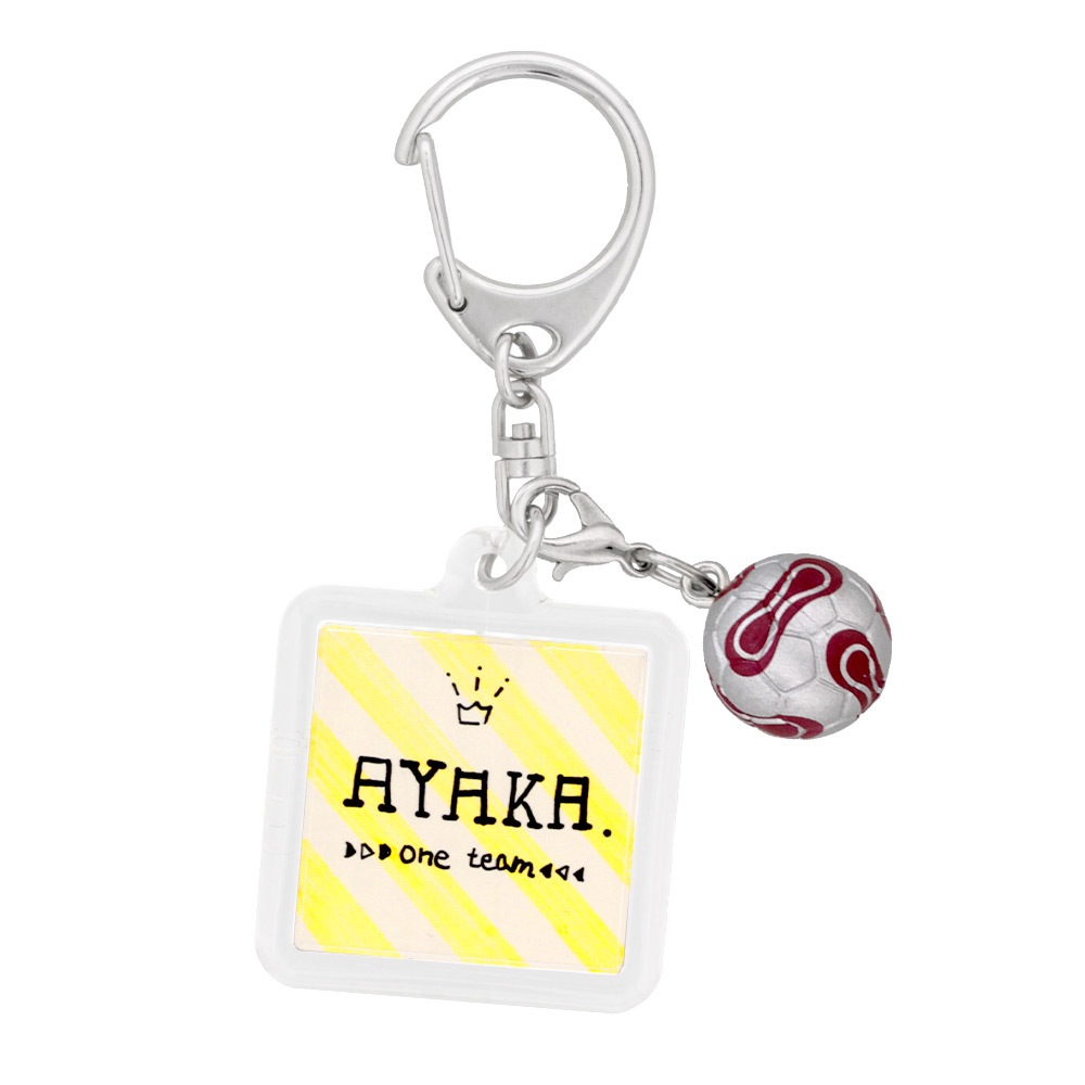 ミニフィギュア スポーツチャーム サッカーボール シルバー （FAA-SB