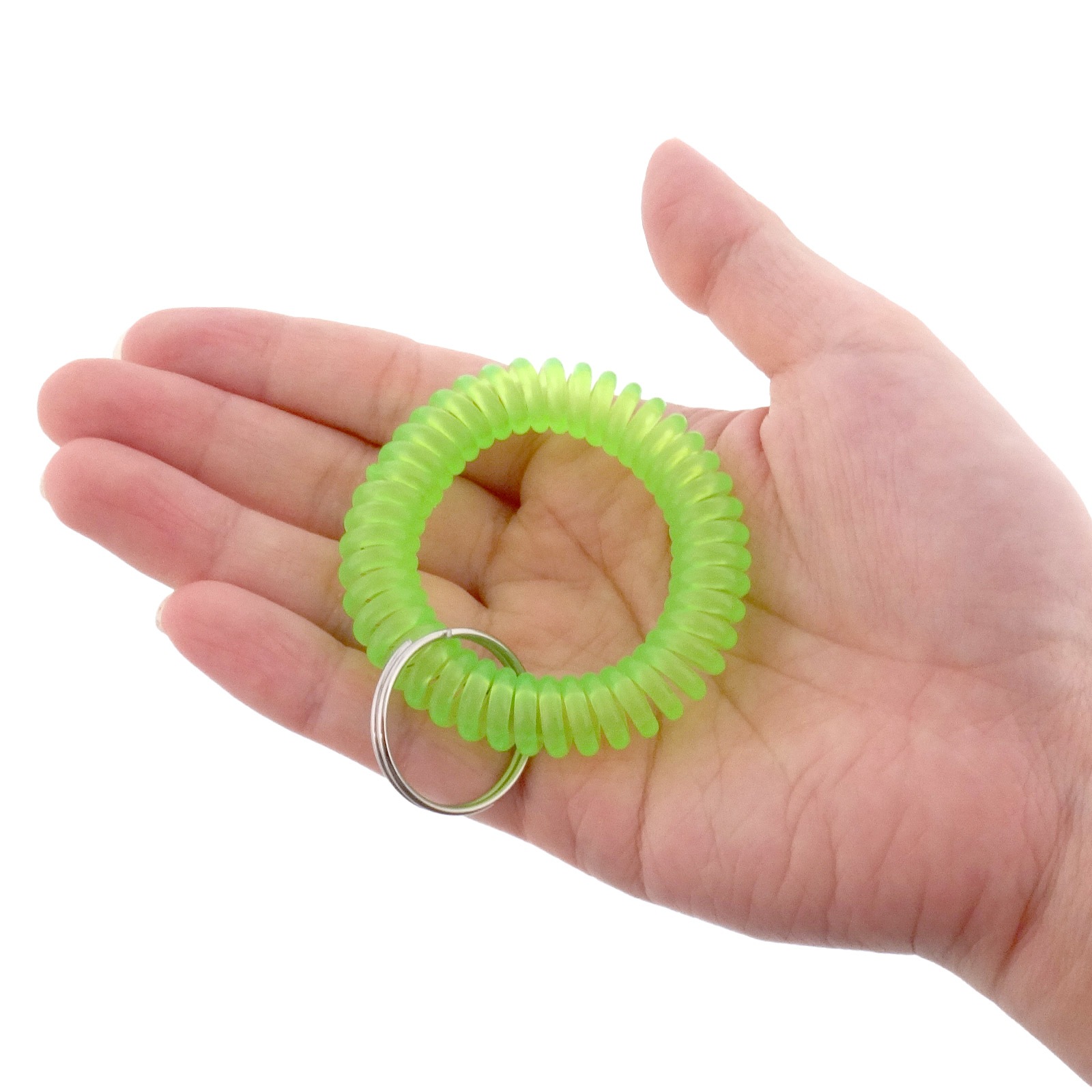 ロッカーキー コイルブレスレット EVAブレス No.400 クリアブルー