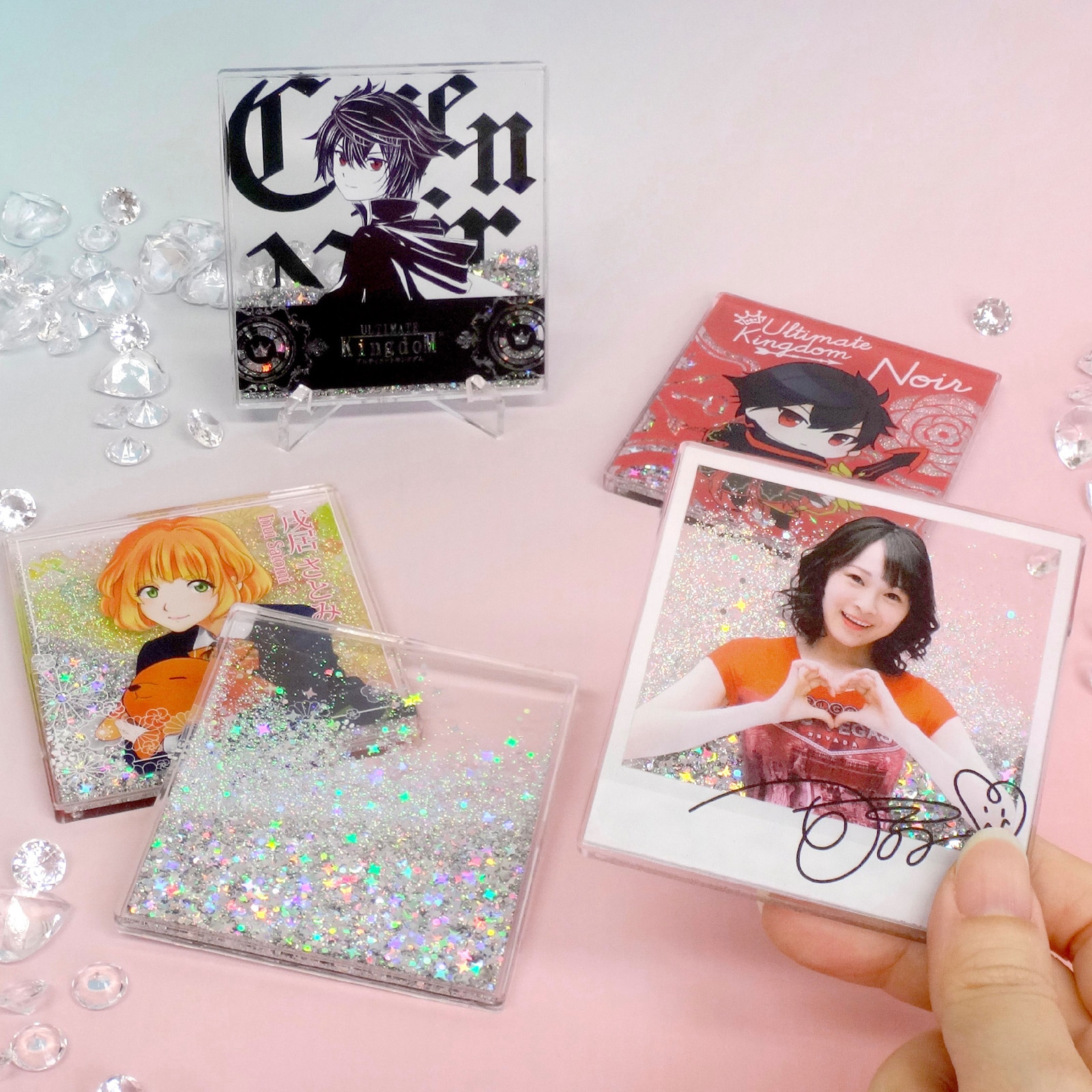 オーダー専用②リメイク アクリル埋め込み式フラット ほんと綺麗にできます! かたちラボ 2層アクリル板 アクリル 二層板 プレート レーザー加工用