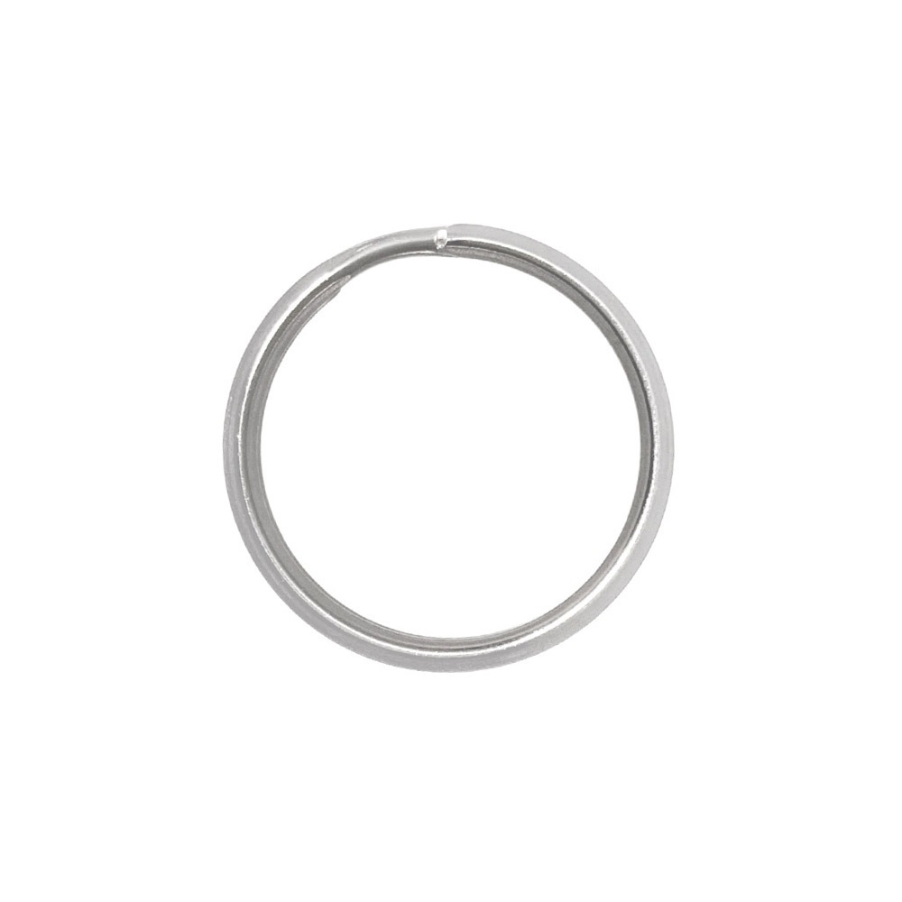 三角押二重リング SL1.6×外25mm ステンレス生地