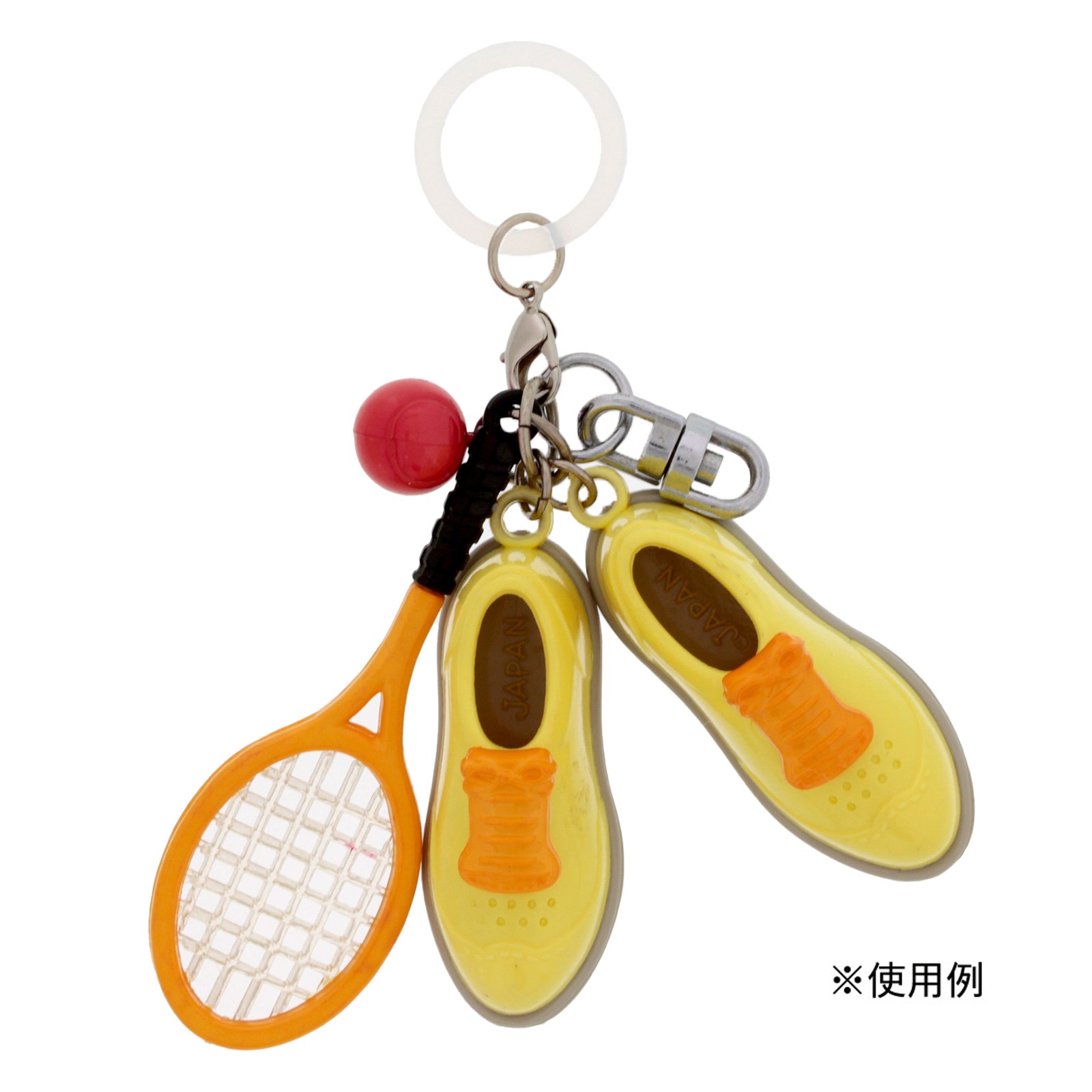 アンブレラマーカー 持ち手タイプ カニカンフック付き ゴールド 5個セット レッド【ネット限定販売】