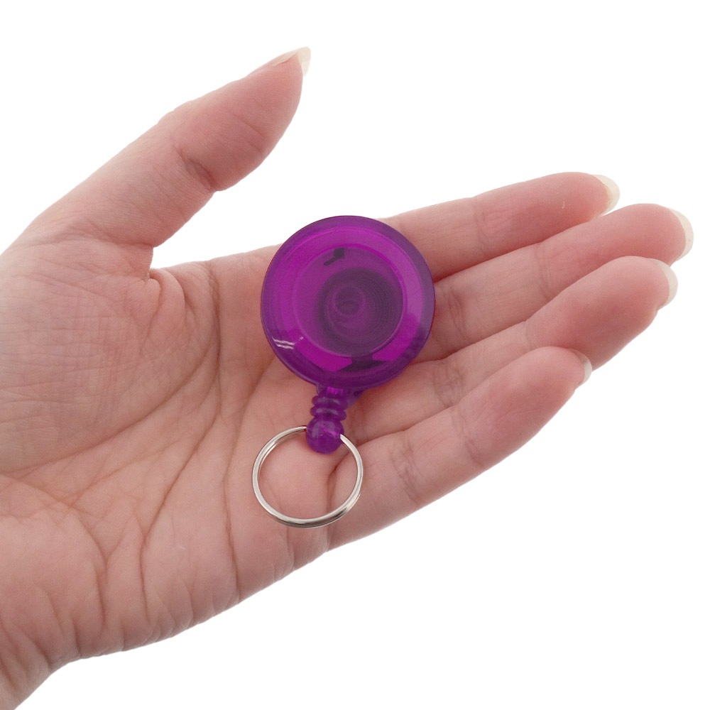 リールキーホルダー P203 クリアパープル｜パーツ材料の通販 大王