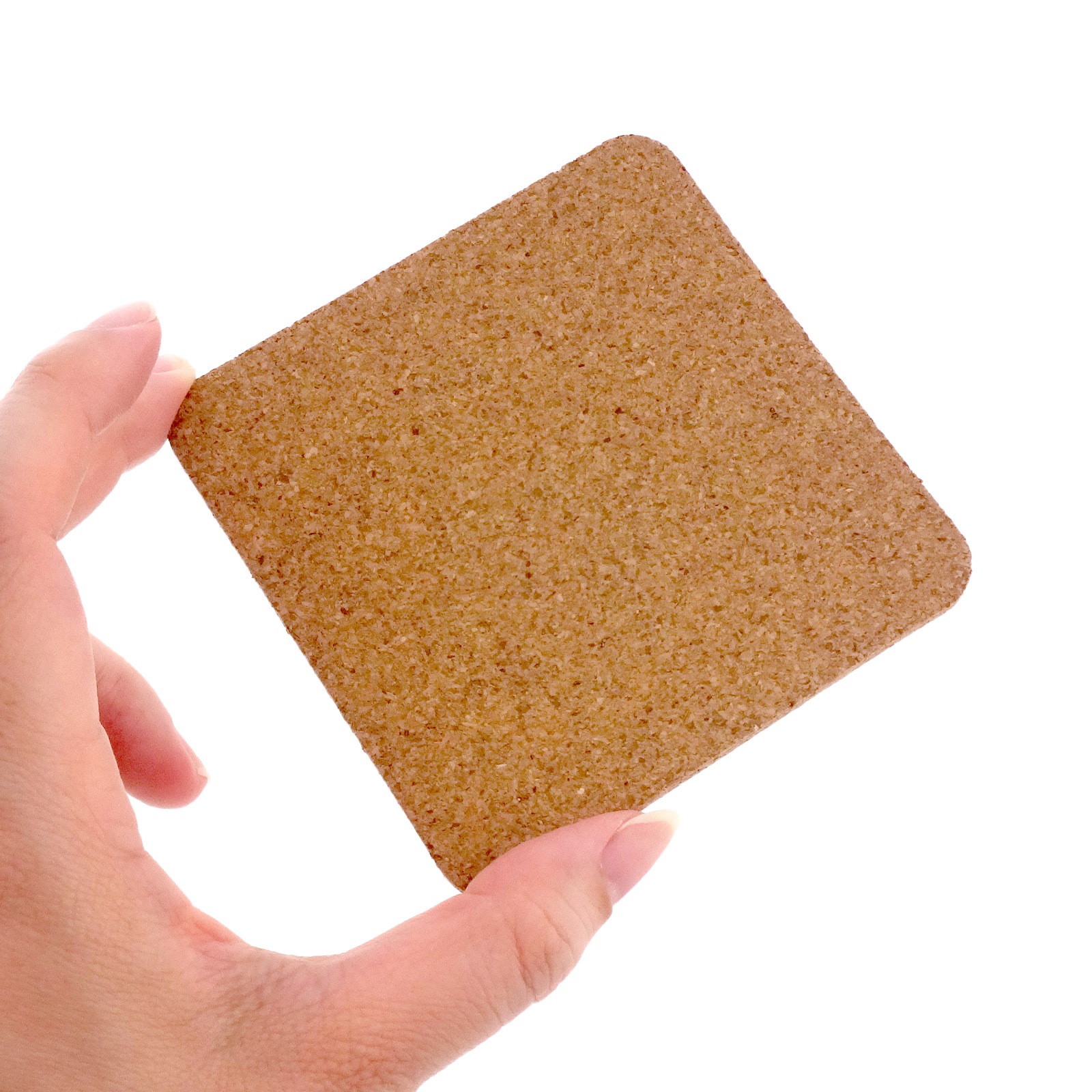 コルクコースター 角型 90×90mm 無地｜パーツ材料の通販 大王製作所