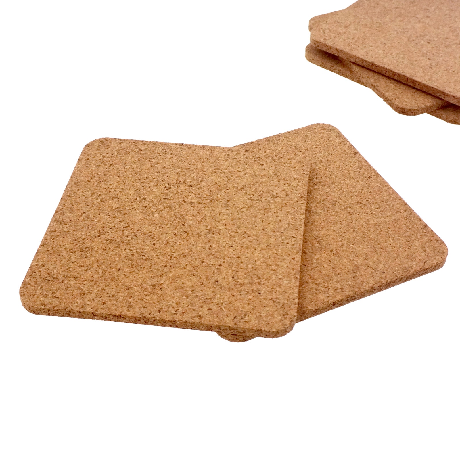 コルクコースター 角型 90×90mm 無地｜パーツ材料の通販 大王製作所