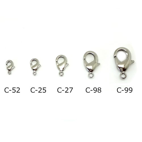 カニカンフック C-25 ニッケル｜パーツ材料の通販 大王製作所