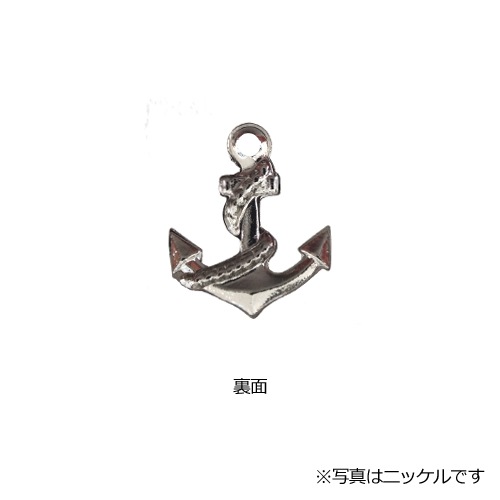 ◆ちっちゃ可愛いプレートチャーム◆ 真鍮抜物パーツ No.1  イカリ（錨）アンティーク