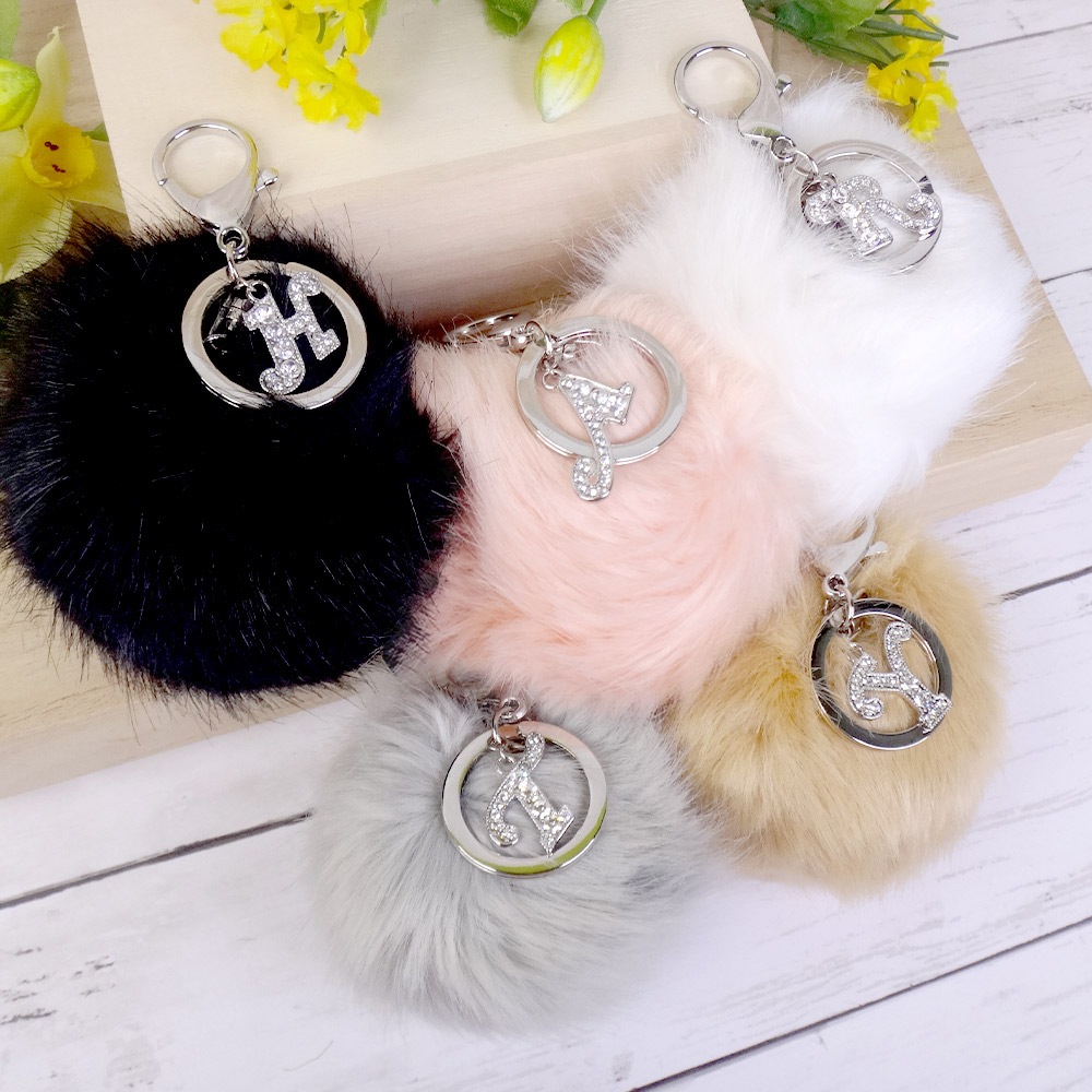 フェイクファー (エコファー) ぼんぼん 12cm ライトピンク 【ネコポス便不可】