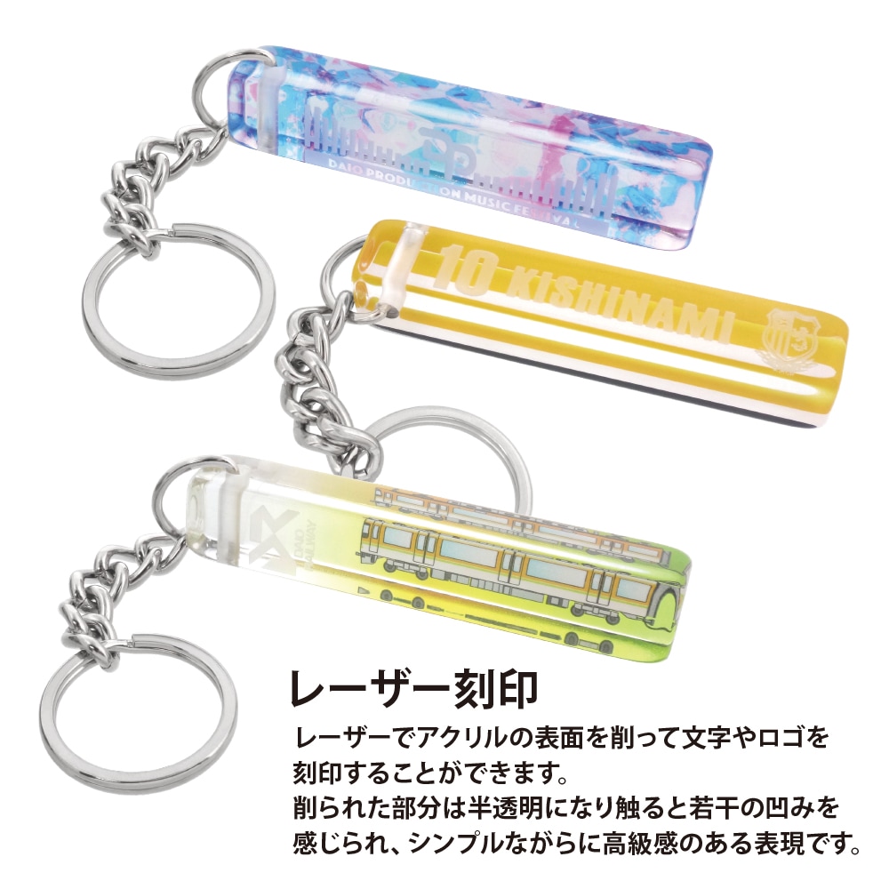 アクリル ホテルキー クリア 20本 ＋ 樹脂用染料SDN 2色セット ホテルキー