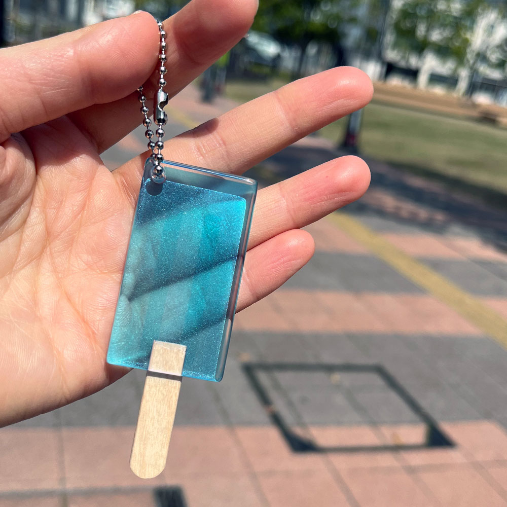 アクリル厚口キーホルダー アクリルチャーム ボールチェーン付き