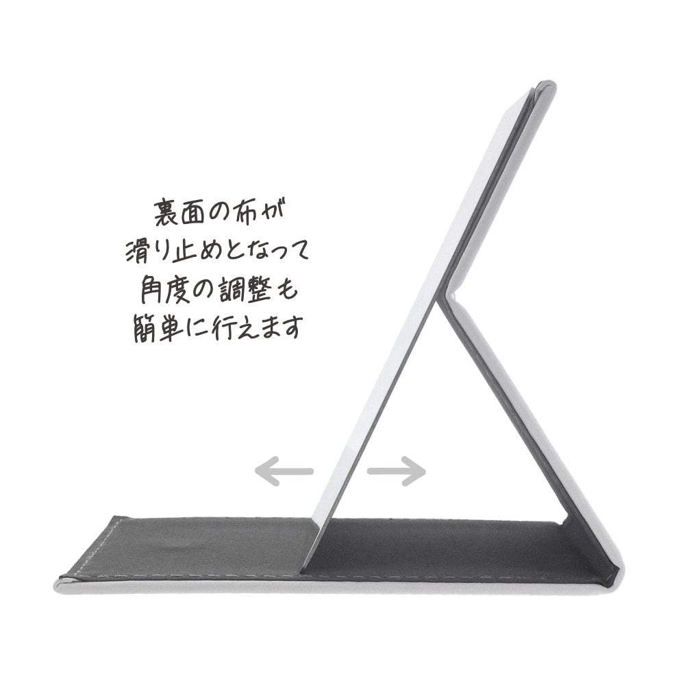 PU製 合皮レザー 折りたたみミラーホワイト 無地