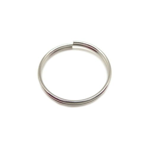 二重リング（巻放し） IR1.0×内18mm ニッケル｜パーツ材料の通販 大王