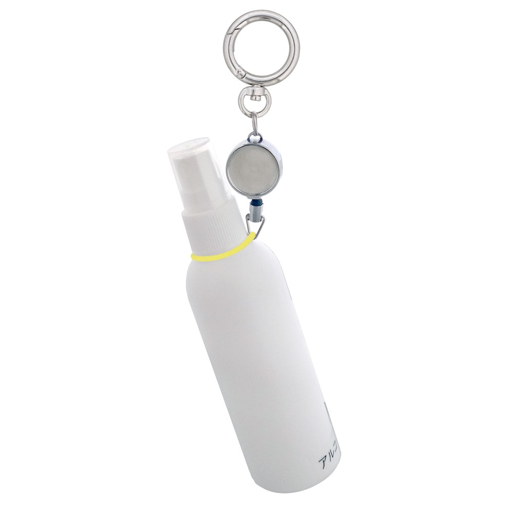 ★オーダー専用★携帯ハンドウォッシュ用　タッセル付きリールキーホルダー★ ☆オーダー専用☆携帯ハンドウォッシュ用 タッセル付きリール